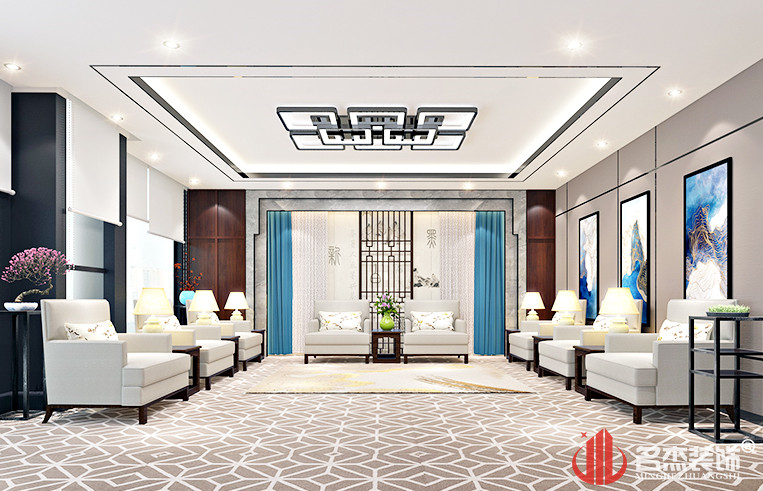 广州恒信集团贵宾室装修设计